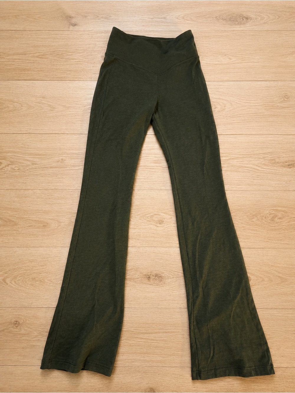 SO Favorite Flare Olive Yoga Pants XS | High Rise Bootcut Leggings - Picture 2 of 4